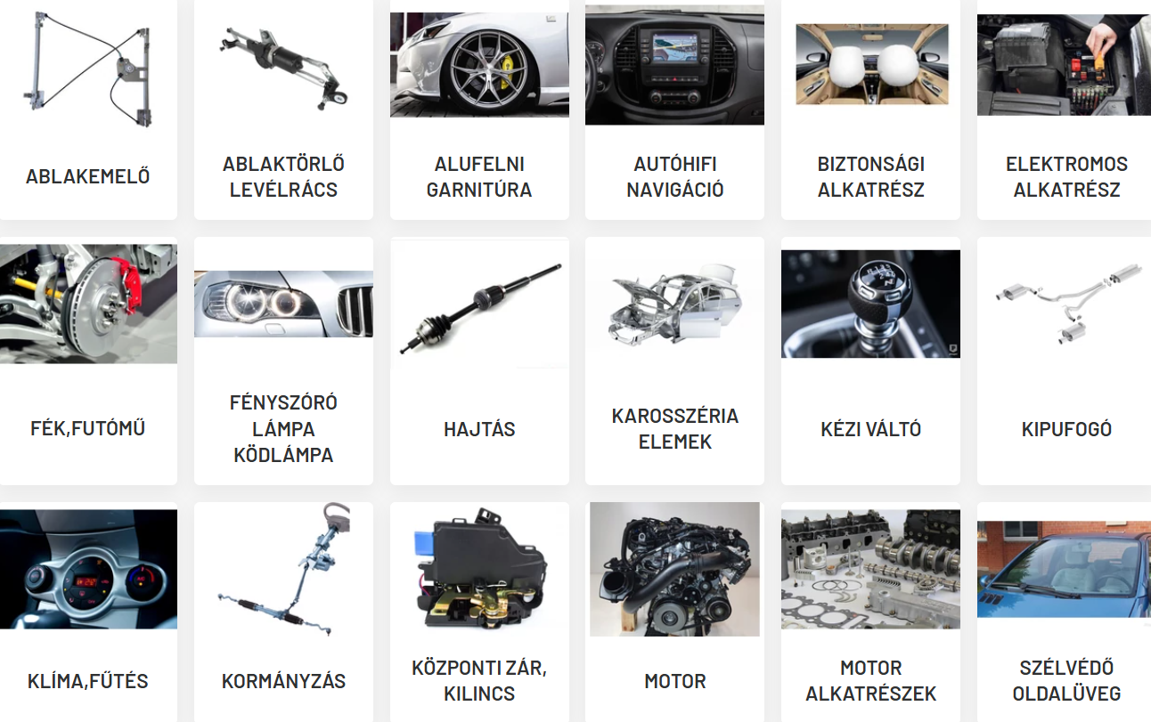 Audi bontott alkatrészek