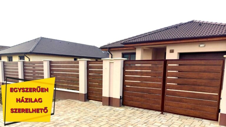 Gondozásmentes lemez kerítés az XXL kerítéstől