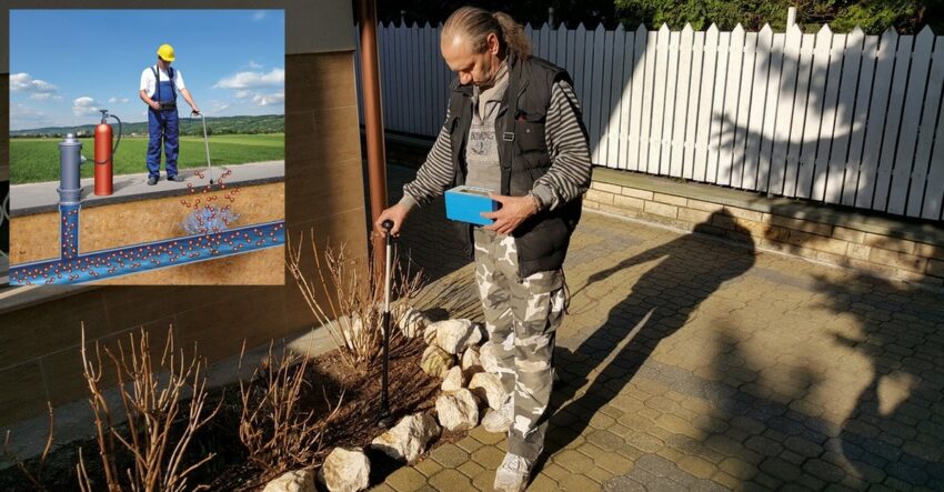 Jelzőgázos csőtörés bemérés és Csötörésprofi csőtörés bemérés